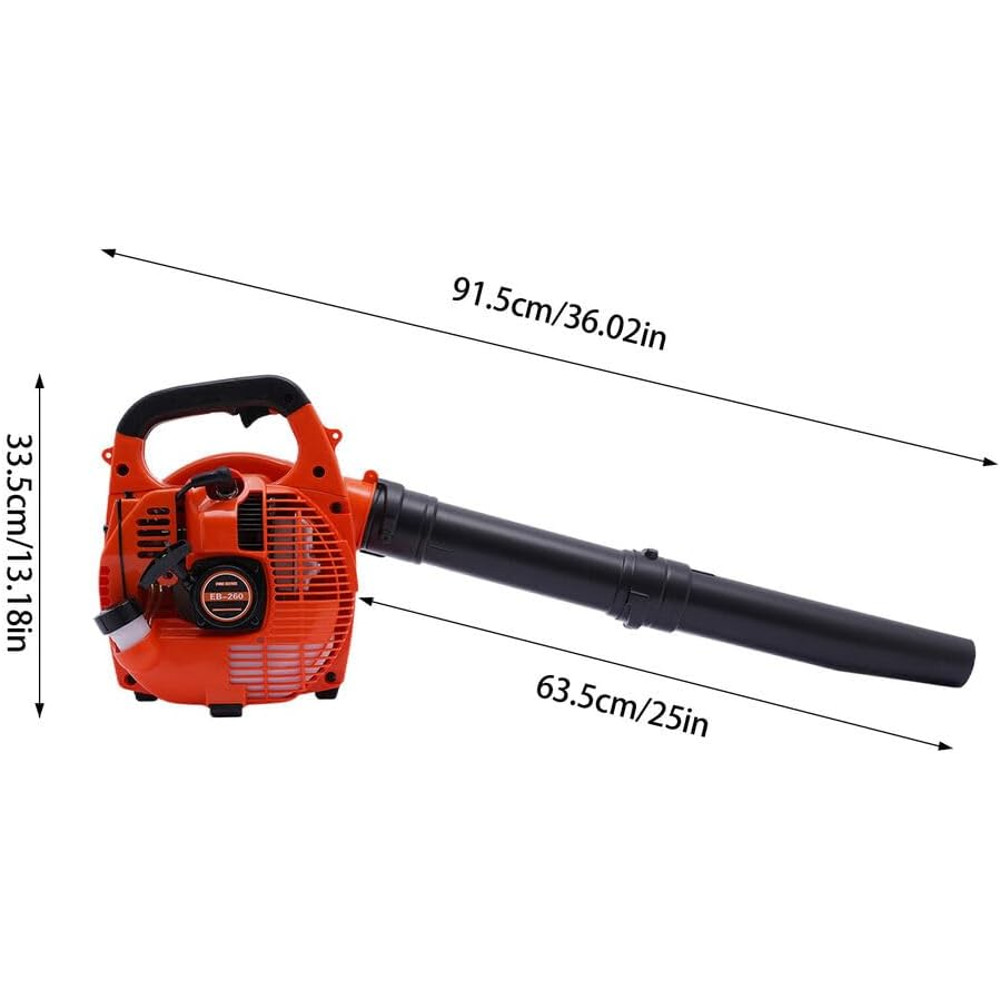 254CC 2Stroke Handheld Gas Leaf Blower  HighPower Lawn  Yard Cleaning Tool 6