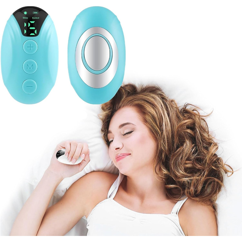 Handheld EMS Sleep Aid Device  20Level Microcurrent Therapy For Insomnia  Stress Relief 13
