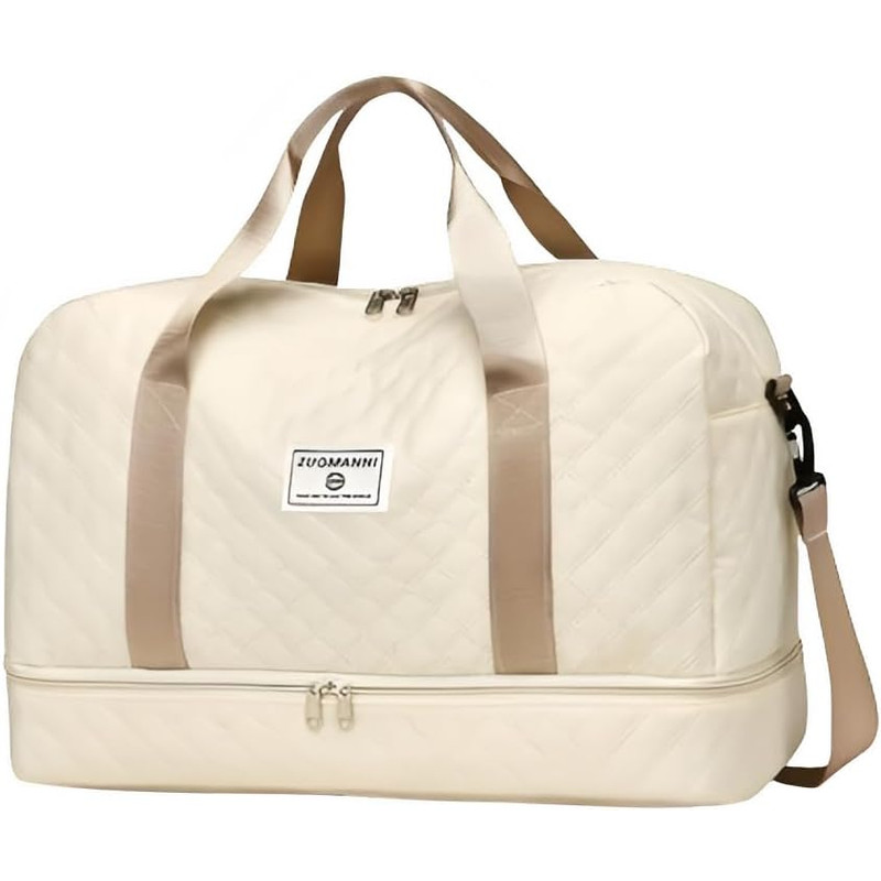 Lightweight Travel Duffel Bag  Large Capacity Portable Weekender  Gym Storage Tote 4