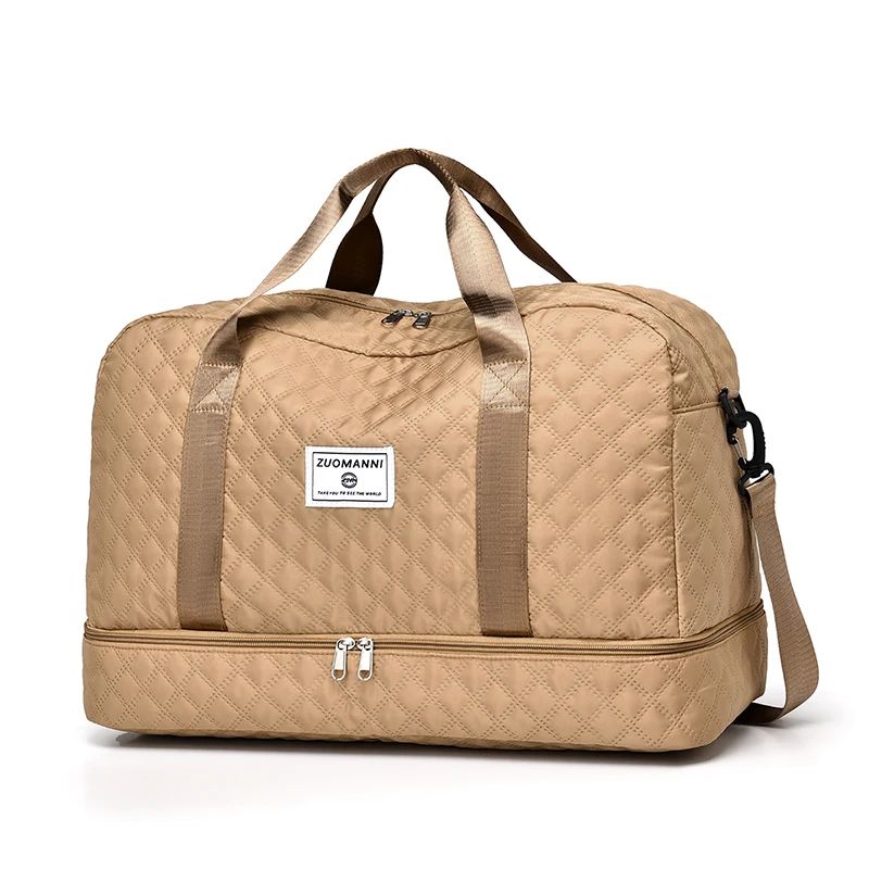 Lightweight Travel Duffel Bag  Large Capacity Portable Weekender  Gym Storage Tote 5