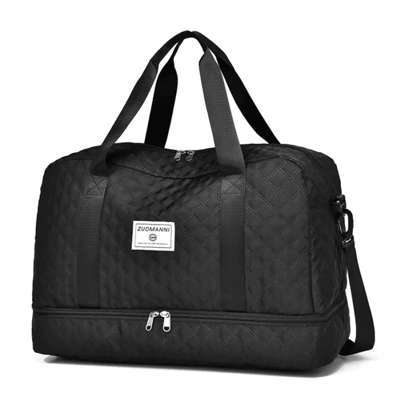 Lightweight Travel Duffel Bag  Large Capacity Portable Weekender  Gym Storage Tote 11