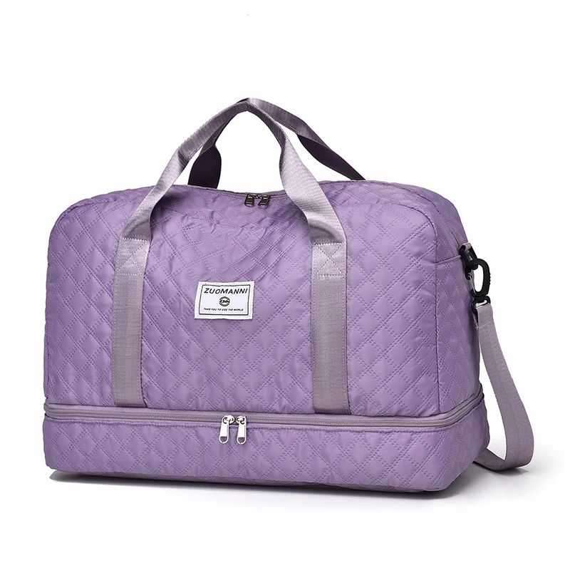 Lightweight Travel Duffel Bag  Large Capacity Portable Weekender  Gym Storage Tote 14