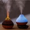 Volcano Mist 300ml USB Air Humidifier With 7Color Night Light Desktop Aromatherapy Diffuser Purif 3
