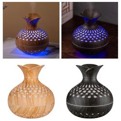 serenitymist 300ml wood grain usb aroma diffuser & humidifier