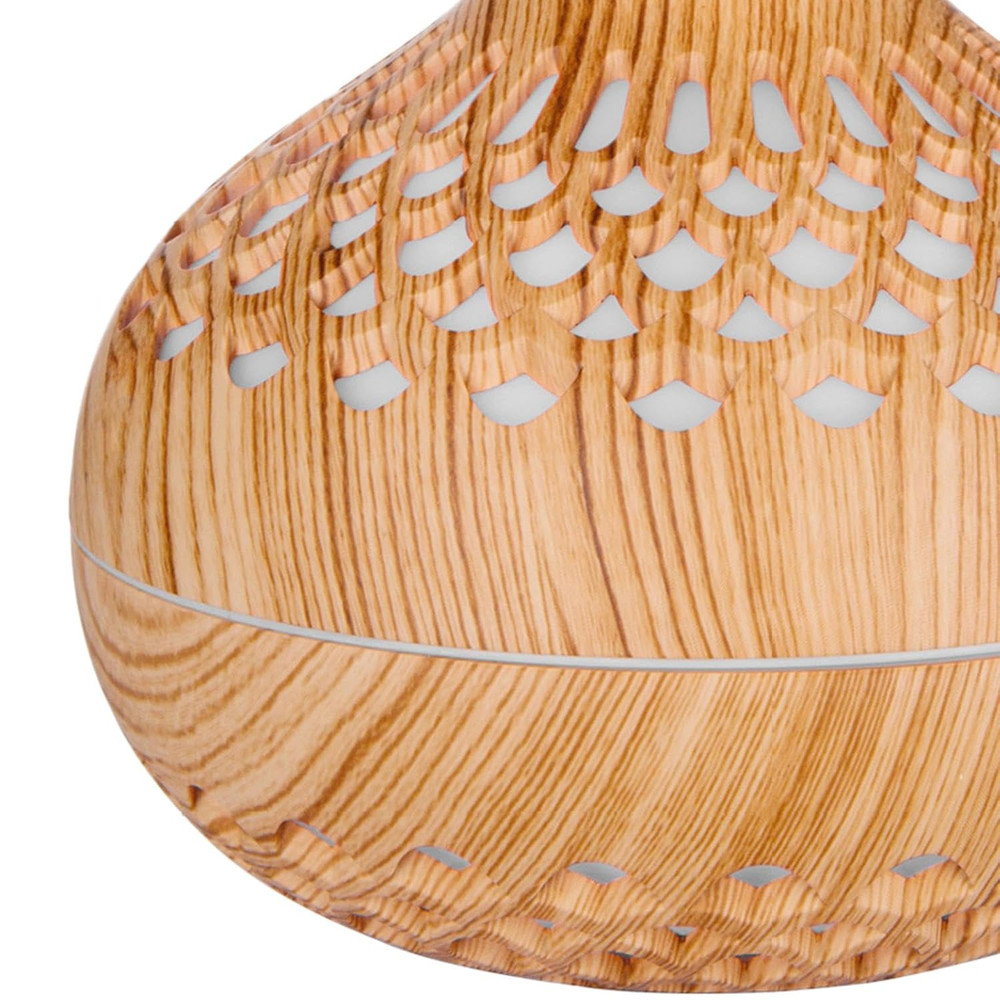SerenityMist 300ml Wood Grain USB Aroma Diffuser  Humidifier 6