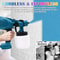 Cordless HVLP Paint Sprayer 600W Handheld Electric Paint Gun With 3 Spray Patterns And 800 9