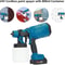 Cordless HVLP Paint Sprayer 600W Handheld Electric Paint Gun With 3 Spray Patterns And 800 7