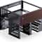 Jonsbo N4 Black NAS Chassis Compact 8Bay MicroATX Case With Walnut Panel 7