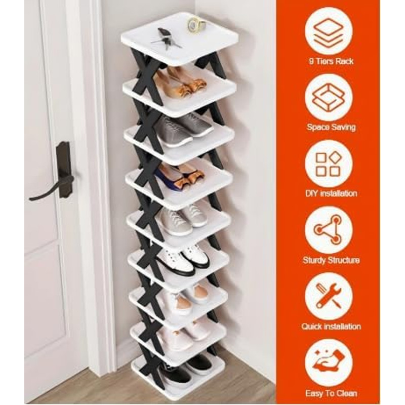 Modular MultiLayer Shoe Rack Organizer  SpaceSaving Detachable Storage Solution 6