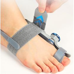 adjustable bunion corrector with rotating toe separator – unisex foot alignment brace for hallux valgus relief