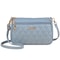 Elegant Embroidered Messenger Bag Stylish Women Leather Shoulder Handbag With Charm Accent 7
