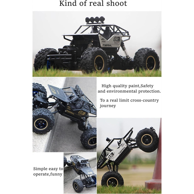 HighSpeed 4WD RC Car For Kids OffRoad Buggy With 24GHz Remote Control 4