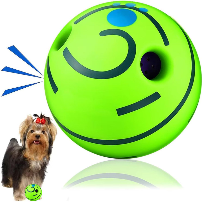 GlowintheDark Giggle Ball For Dogs  Interactive Sound Toy For Active Play  Attention 6