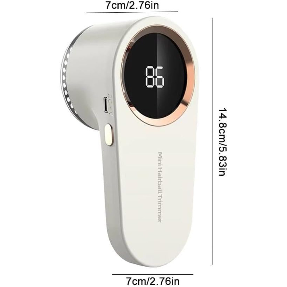 Rechargeable Fabric Shaver With LED Display  Electric Lint  Fuzz Remover For Sweaters Clothing  Uph 2