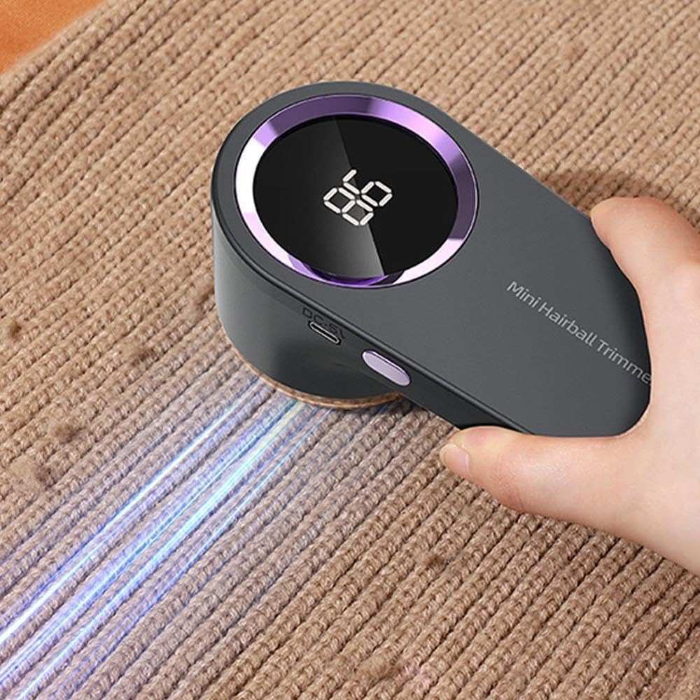 Rechargeable Fabric Shaver With LED Display  Electric Lint  Fuzz Remover For Sweaters Clothing  Uph 3