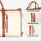 Foldable PU Leather Travel Duffel Large CarryOn Weekender Bag For Women Business  Leisure Trips 9