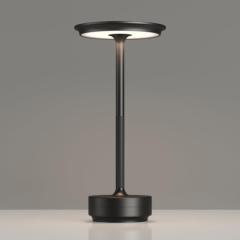 Wireless Touch Dimming LED Table Lamp Rechargeable Ambient Light For Home Bar Restaurant 7