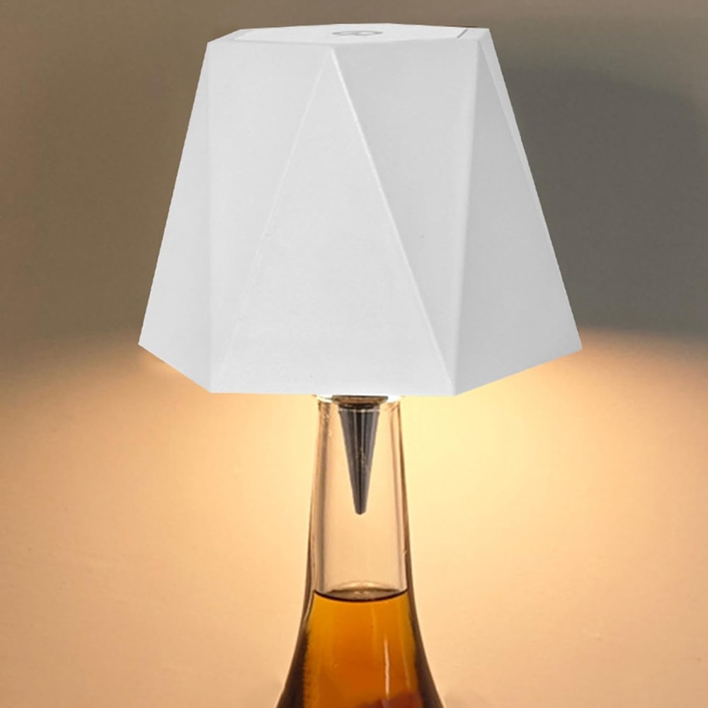 Wireless Bottle Table Lamp Touch Control Night Light With 3 Color Modes Stepless Dimming 1