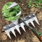 Carbon Steel Garden Hand Rake 5 To 8 Teeth Weeding Soil Scarifier Tool For Farming Landscaping 3