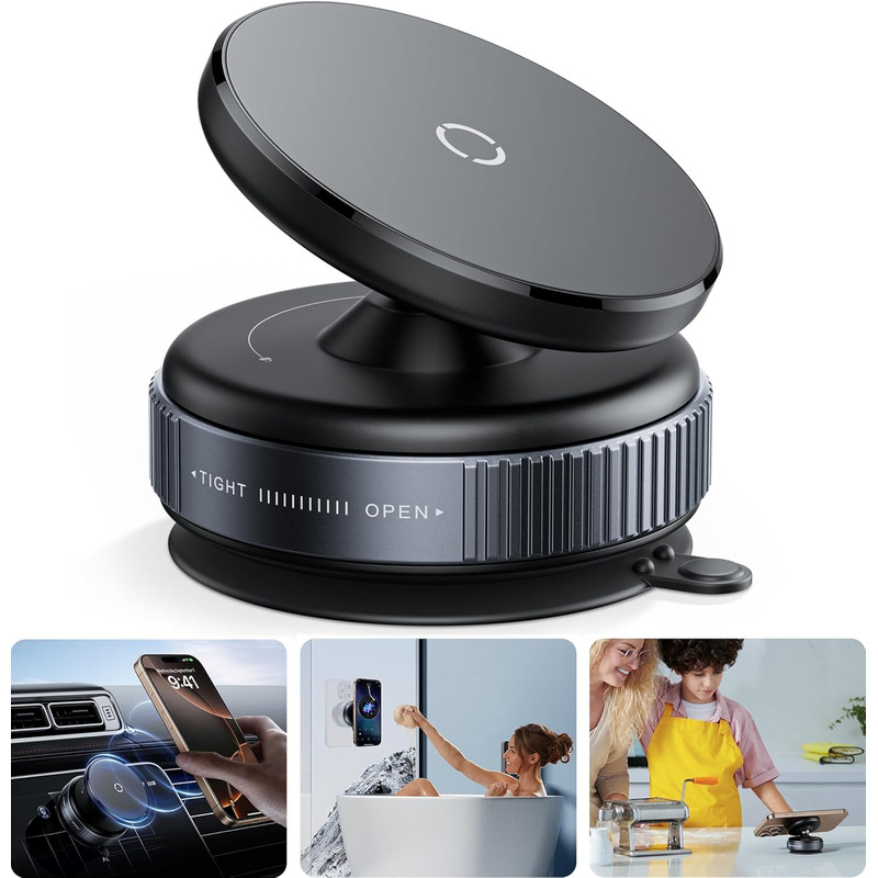 Xiaomi 360 Magnetic Car Phone Holder  Vacuum Suction Mount For Dashboard Windshield  Desktop Use 8