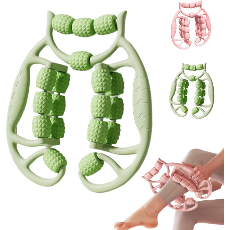 12Round Circular Leg Slimming Massager  Stretching  Muscle Relaxation Clamp For Toning  Recovery 6
