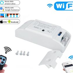 16a wifi smart switch – wireless relay breaker with alexa & google home voice control (ewelink compatible)
