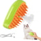 3in1 Steamy Pet Grooming Brush Electric Spray Dog Cat Hair Brush With Massage Detangler Function 6