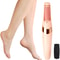 USB Rechargeable Electric Foot Grinder Pedicure Tool With 2 Removable Roller Heads For Smooth Soft 2