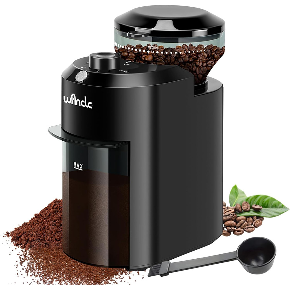 Wancle Electric Burr Coffee Grinder Conical Burr Mill With 28 Grind Settings For Espresso To Frenc 0