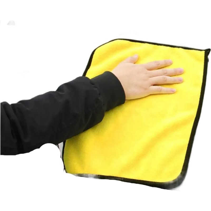 Thick Microfiber Car Cleaning Towels Ultra Soft Double Layer Drying Cloths 126pcs Set 0