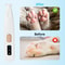 LED Dog Paw Trimmer Waterproof Pet Hair Grooming Clippers With Display 18mm Wide Blade 6