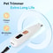 LED Dog Paw Trimmer Waterproof Pet Hair Grooming Clippers With Display 18mm Wide Blade 3