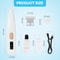 LED Dog Paw Trimmer Waterproof Pet Hair Grooming Clippers With Display 18mm Wide Blade 2