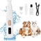 LED Dog Paw Trimmer Waterproof Pet Hair Grooming Clippers With Display 18mm Wide Blade 1