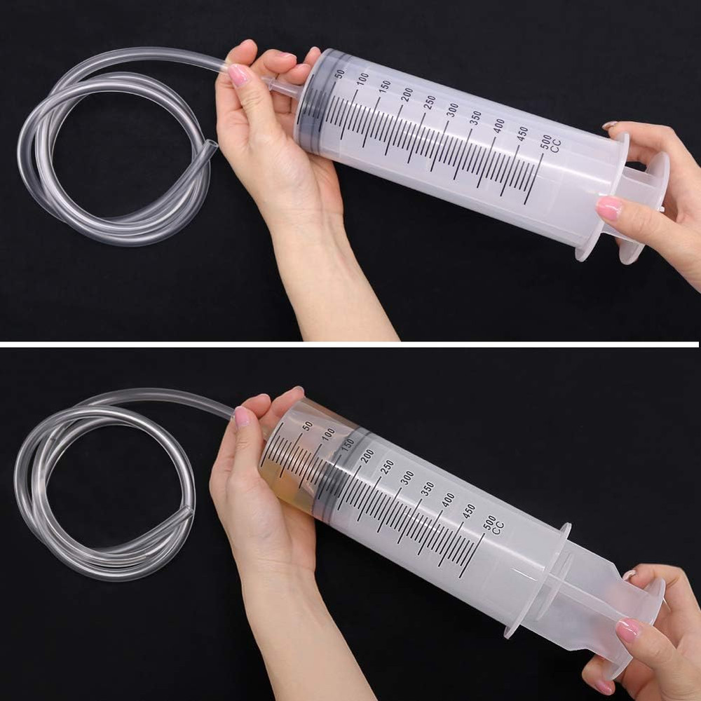 Large Capacity Syringe Pump With Hose  100ml300ml550ml Oil Liquid  Pet Feeding Dispenser For Hydrop 4