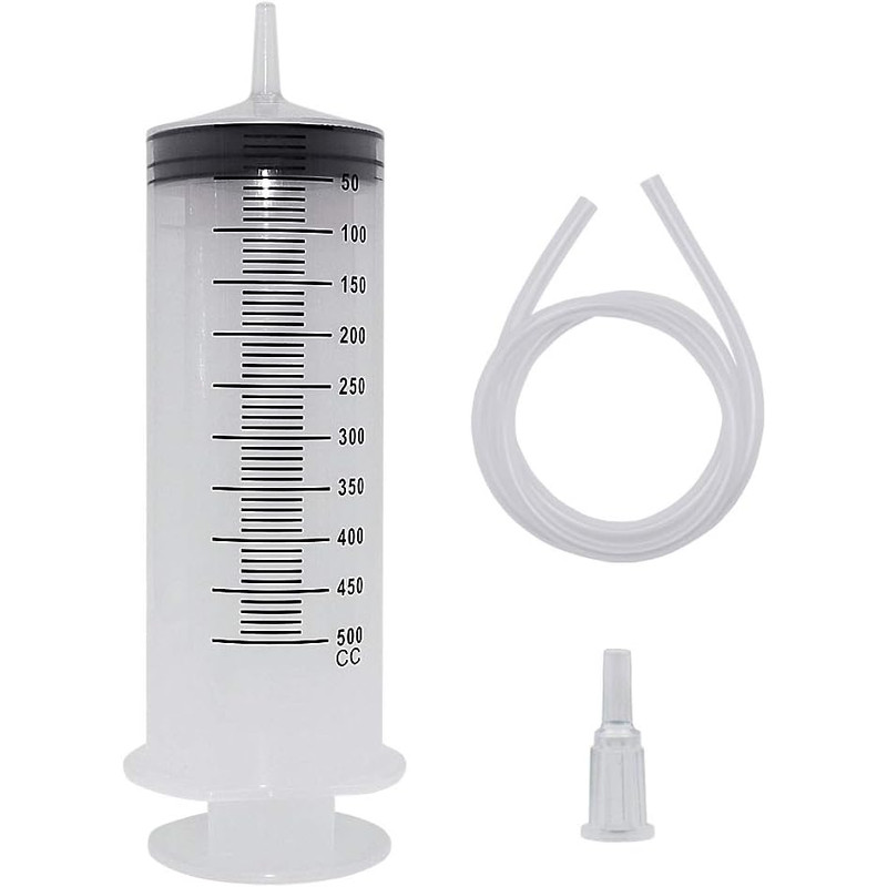 Large Capacity Syringe Pump With Hose  100ml300ml550ml Oil Liquid  Pet Feeding Dispenser For Hydrop 0