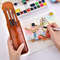 Travel Watercolor Brushes  Round ExtraLong Synthetic Sable Pocket Brushes With Protective Handle Ca 4
