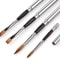 Travel Watercolor Brushes Round ExtraLong Synthetic Sable Pocket Brushes With Protective Handle Ca 1