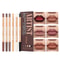 Face Secret Artist Sculpt Lip Liner Pencil Set Matte Soft Blendable Precision Lip Definers 5