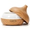 500ml Ultrasonic Essential Oil Diffuser Wood Grain Aroma Humidifier With Remote Control 7Color LE 8
