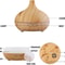 500ml Ultrasonic Essential Oil Diffuser Wood Grain Aroma Humidifier With Remote Control 7Color LE 5