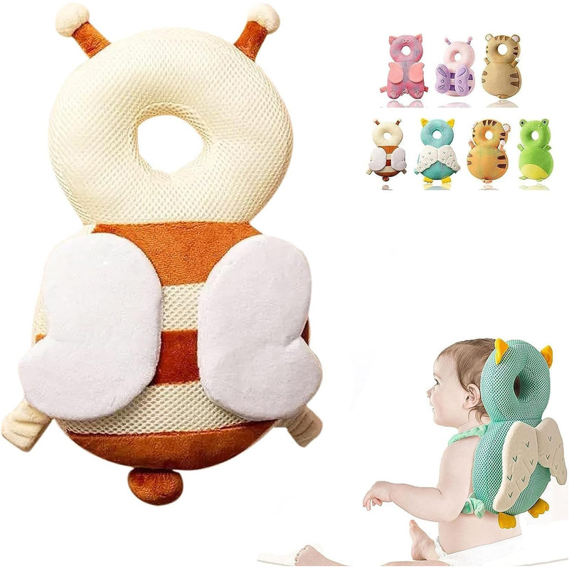 Toddler Baby Head Protector Pillow  Safety Cushion For 13T Infants With Cute Cartoon Wings Design 14