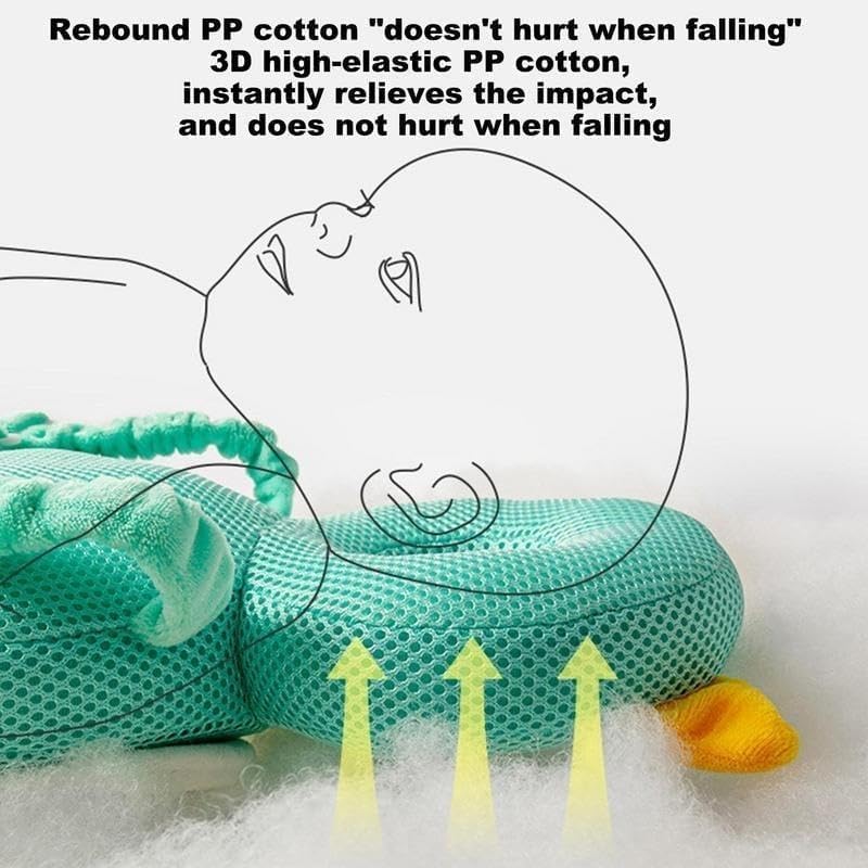 Toddler Baby Head Protector Pillow  Safety Cushion For 13T Infants With Cute Cartoon Wings Design 1