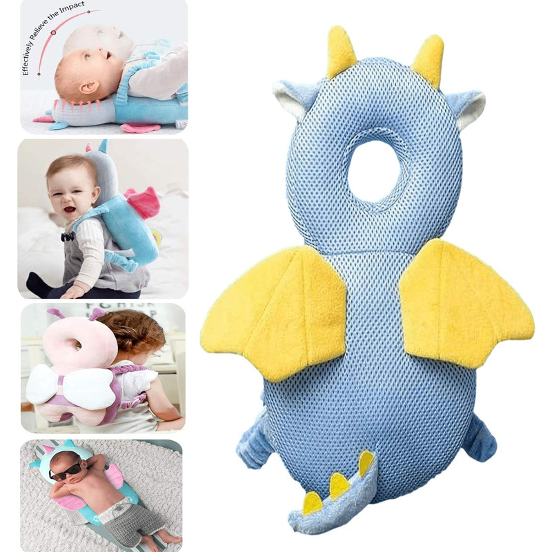 Toddler Baby Head Protector Pillow  Safety Cushion For 13T Infants With Cute Cartoon Wings Design 9