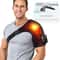 Electric Heated Shoulder Massager Vibration Support Belt With Adjustable Heat Compression Therapy 9