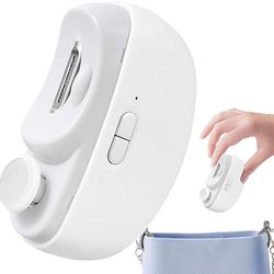 electric nail clippers with led light – automatic trimmer & polisher for babies, adults & seniors
