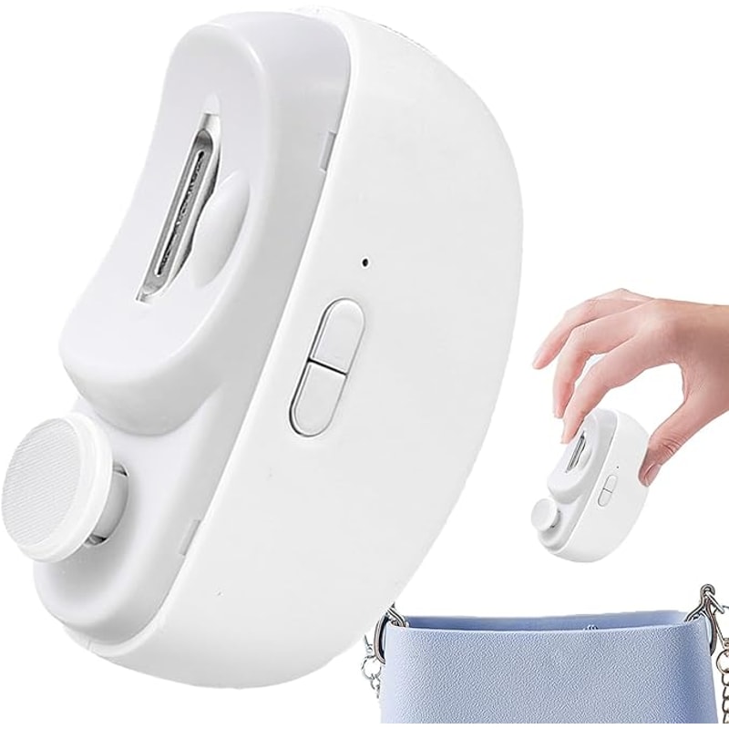 Electric Nail Clippers With LED Light Automatic Trimmer Polisher For Babies Adults Seniors 0