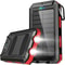 38800mAh Waterproof Solar Power Bank Dual USB Outdoor Mobile Charger For Camping Travel 9