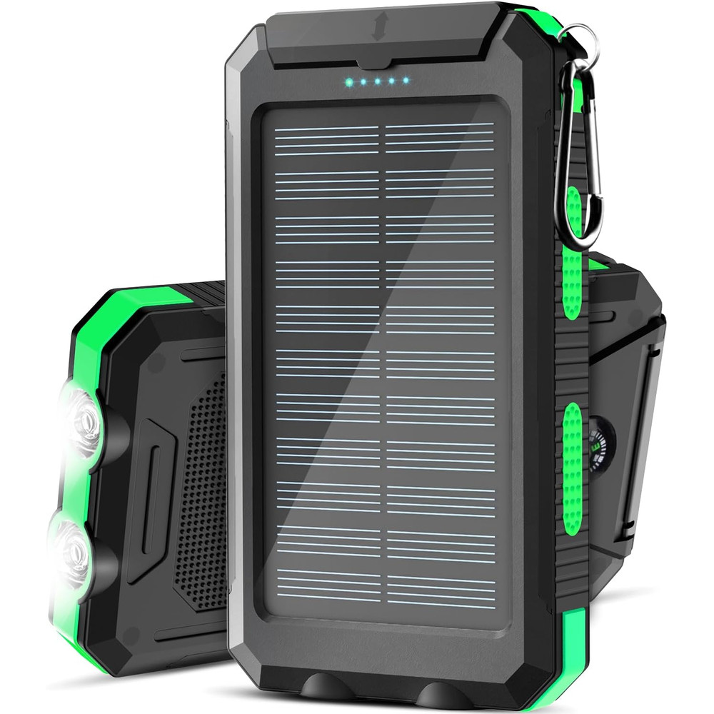 38800mAh Waterproof Solar Power Bank Dual USB Outdoor Mobile Charger For Camping  Travel 11