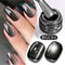Cat Eye Magnetic Gel Polish Black Glass Shine For Winter Nail Art 0